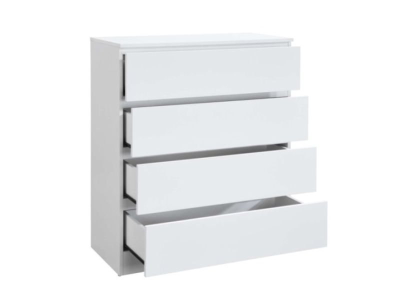 Birlea Oslo White 4 Drawer Chest