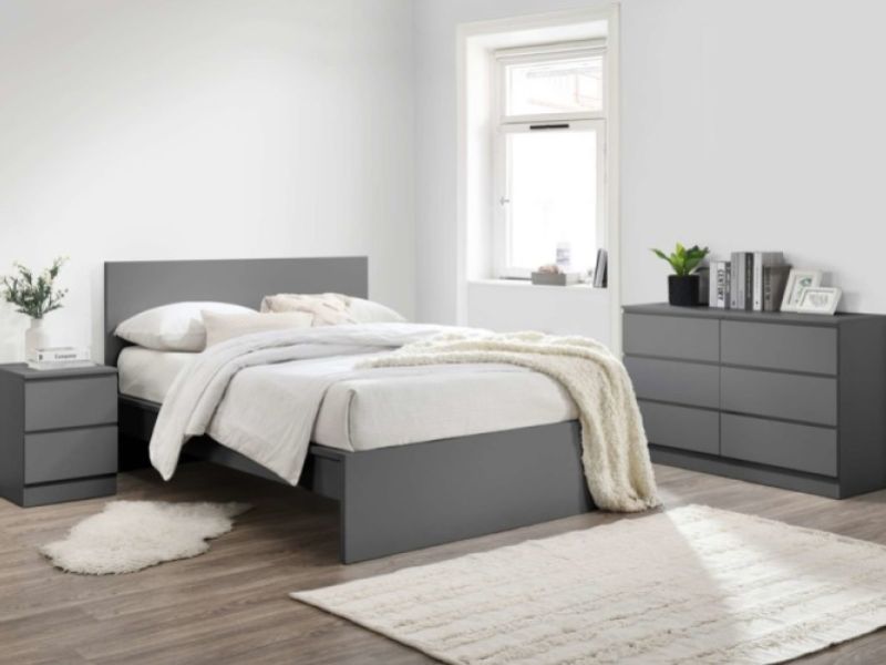 Birlea Oslo Grey 5ft Kingsize Bed Frame