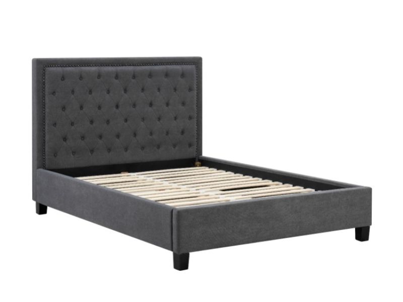 Limelight Rhea 5ft Kingsize Dark Grey Fabric Bed Frame