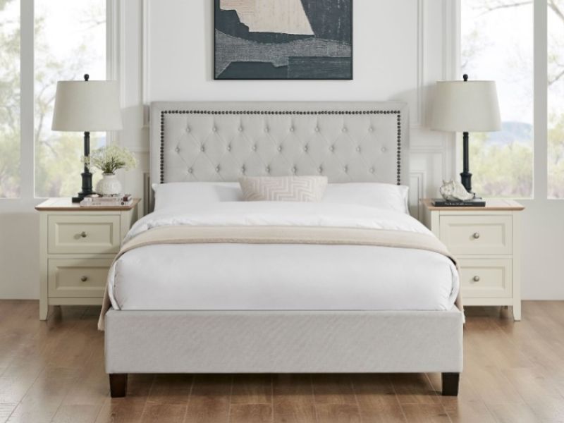 Limelight Rhea 5ft Kingsize Natural Fabric Bed Frame