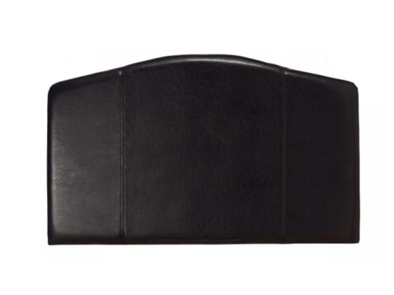 Serene Rosa 6ft Kingsize Black Faux Leather Headboard