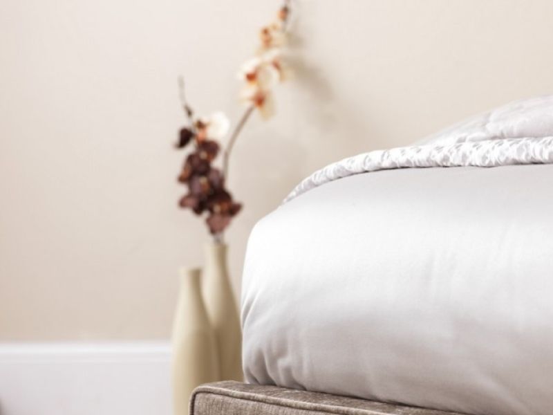 Serene Chelsea 6ft Super Kingsize Fudge Fabric Bed Frame
