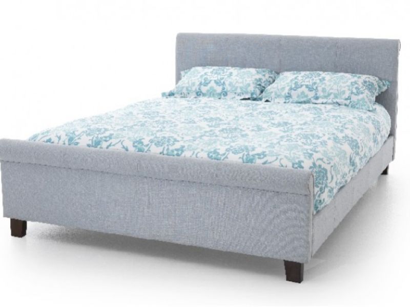 Serene Hazel 6ft Super Kingsize Ice Fabric Bed Frame