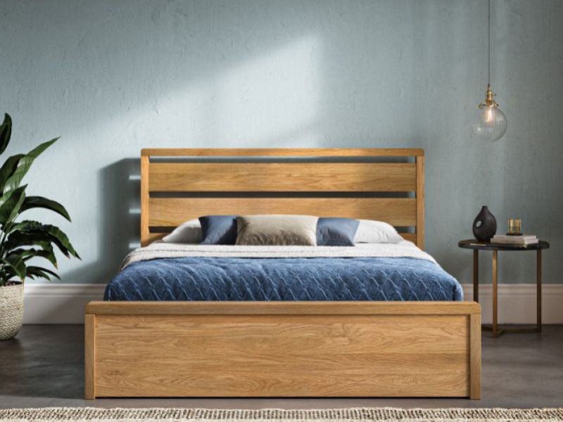 Emporia Modena 6ft Super Kingsize Solid Oak Ottoman Bed Frame