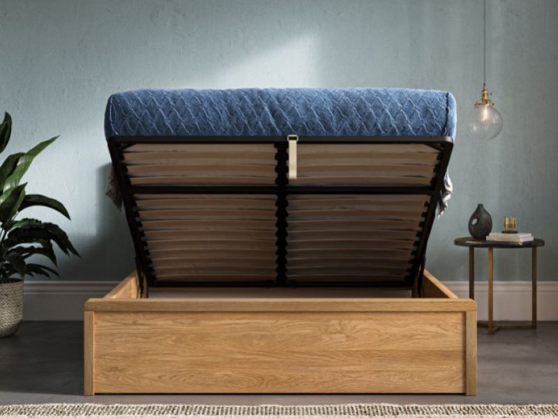 Emporia Modena 6ft Super Kingsize Solid Oak Ottoman Bed Frame