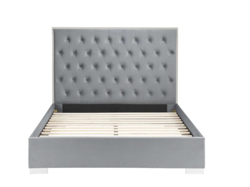Birlea Chelsea 5ft Kingsize Grey Fabric Bed Frame