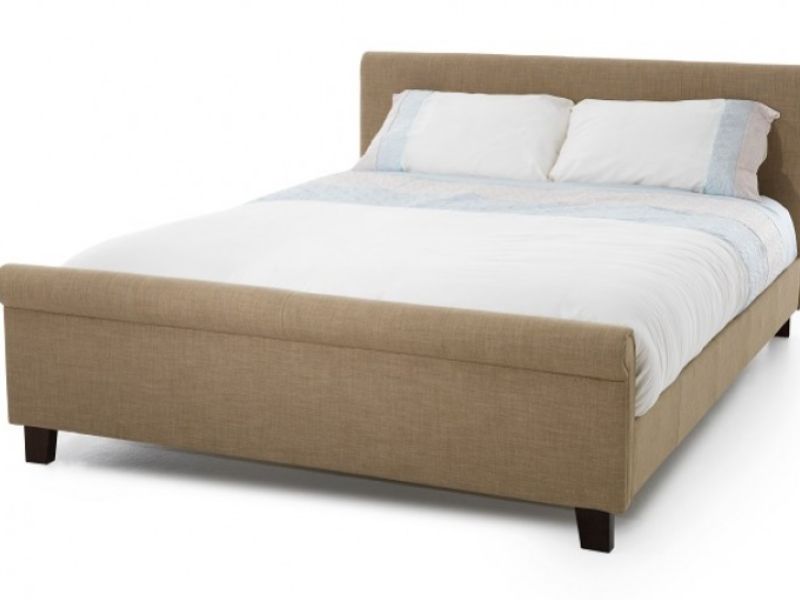 Serene Hazel 4ft6 Double Wholemeal Fabric Bed Frame