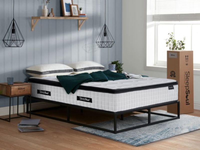 Birlea Sleepsoul Bliss 2000 Pocket And Memory Foam Pillow Top 5ft Kingsize Mattress