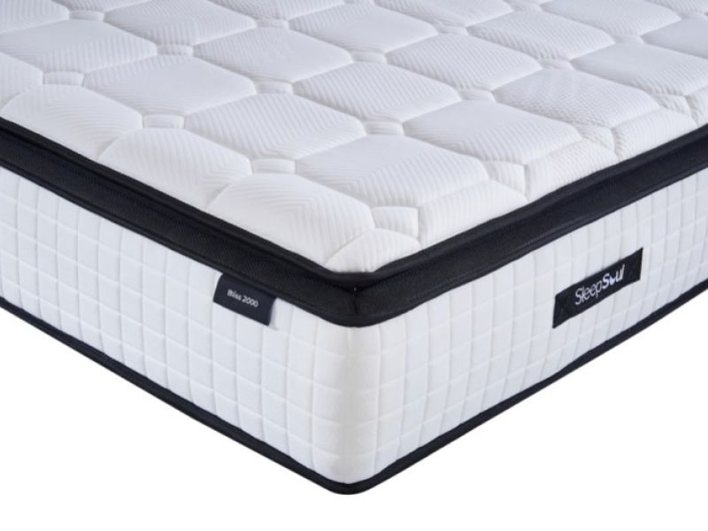 Birlea Sleepsoul Bliss 2000 Pocket And Memory Foam Pillow Top 5ft Kingsize Mattress