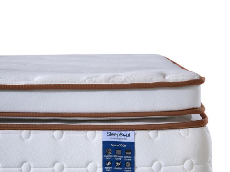 Birlea Sleepsoul Space 3000 Pocket And Memory Foam Box Top 4ft6 Double Mattress