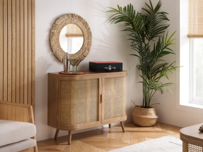 Birlea Noah Rattan 2 Door Sideboard