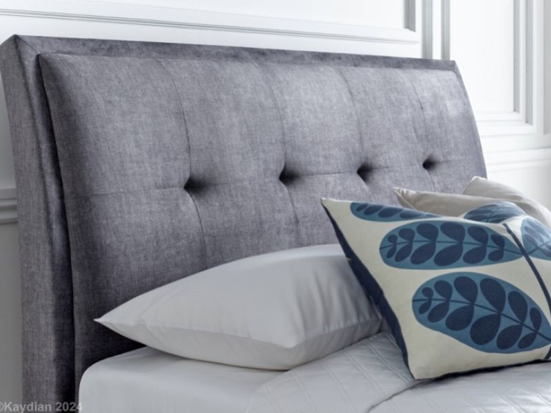 Kaydian Accent 6ft Super Kingsize Vogue Grey Ottoman Storage Bed