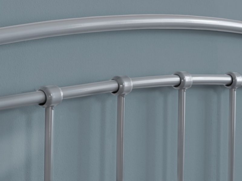 Birlea Tetras 3ft Single Silver Metal Bed Frame