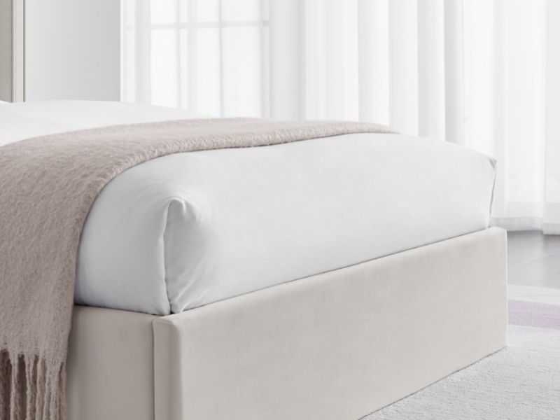 Limelight Polaris 5ft Kingsize Natural Fabric Ottoman Bed Frame