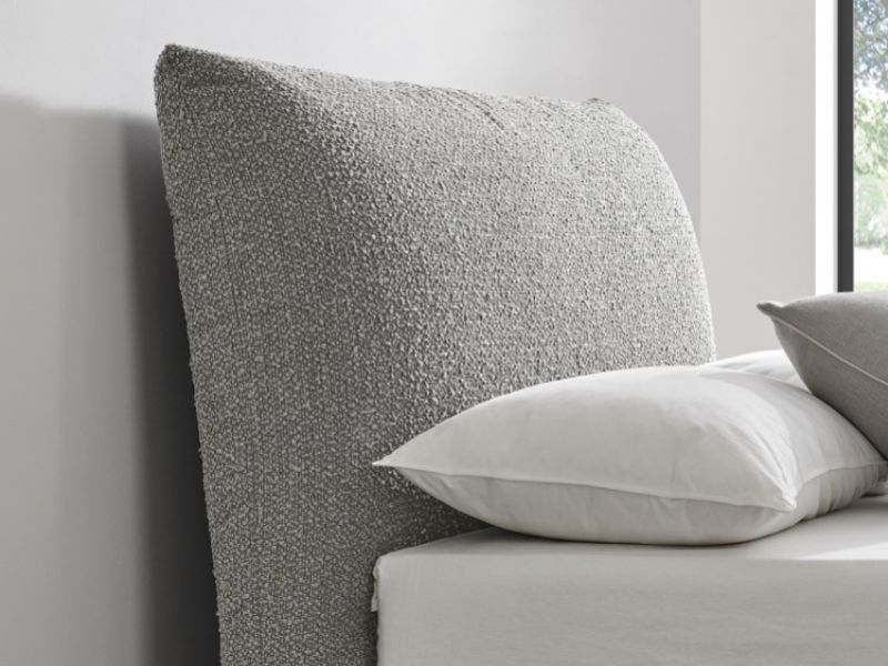 Limelight Luna 4ft6 Double Dove Grey Boucle Fabric Bed Frame