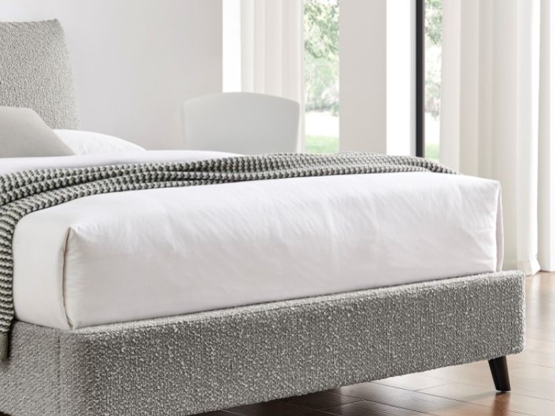 Limelight Luna 4ft6 Double Dove Grey Boucle Fabric Bed Frame