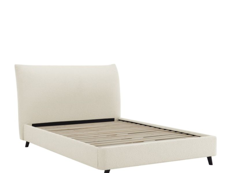 Limelight Luna 4ft6 Double Ivory Boucle Fabric Bed Frame