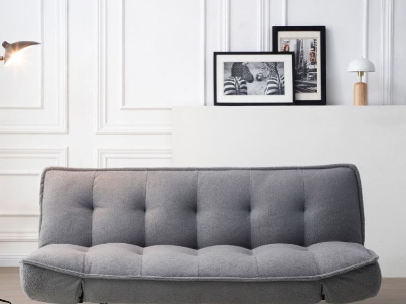 Limelight Remi Sofa Bed In Grey Fabric