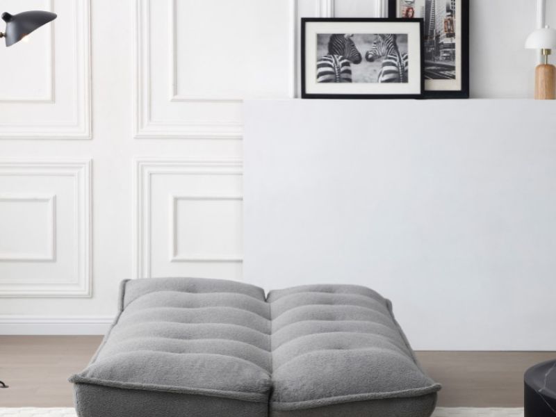Limelight Remi Sofa Bed In Grey Fabric