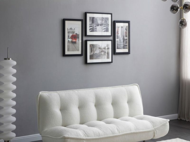 Limelight Remi Sofa Bed In Cream Fabric
