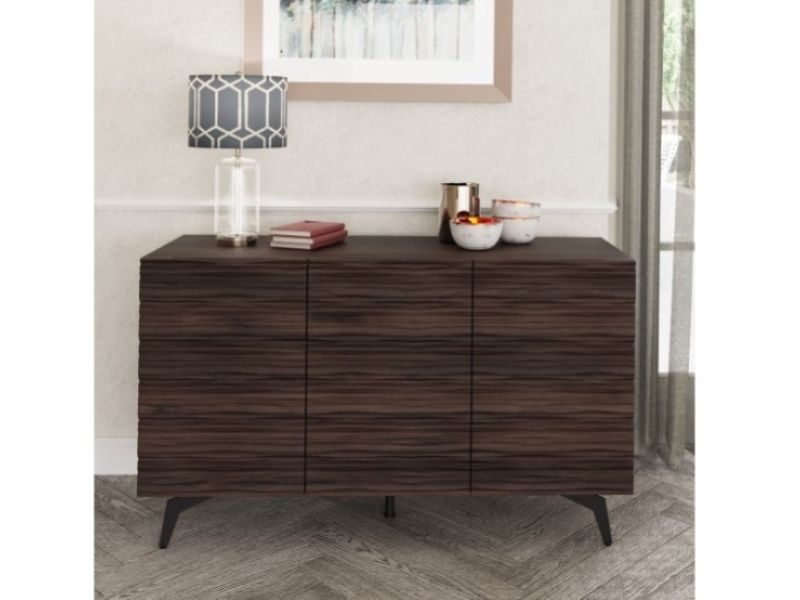 GFW Bantham Large Sideboard Dark Walnut