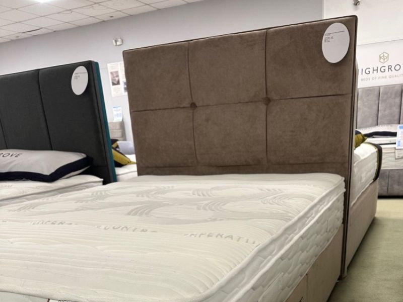 STORE CLEARANCE Westbury 2400 Pocket 4ft6 Double 2 Plus 2 Drawer Bed With Headboard