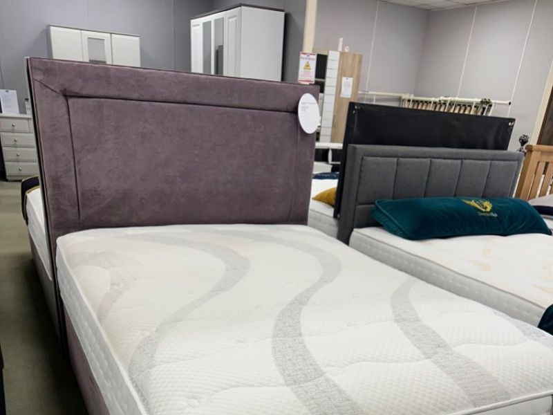 STORE CLEARANCE Embleton 1000 Pocket 4ft6 Double Ottoman Bed With Headboard