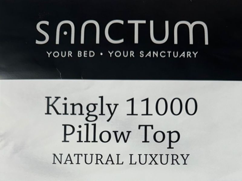 STORE CLEARANCE Sanctum Kingley 11000 Pocket 5ft Kingsize 2 Drawer Bed With Headboard