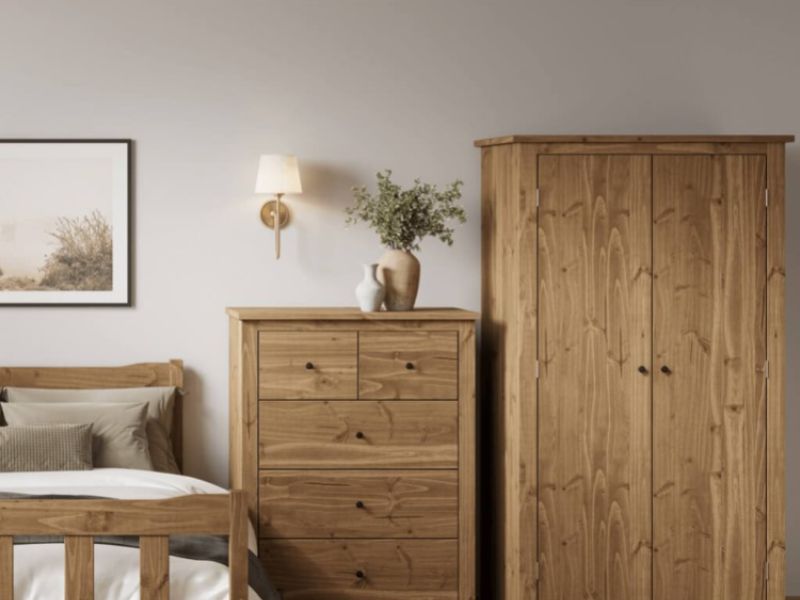 LPD Havana Pine 2 Door Wardrobe