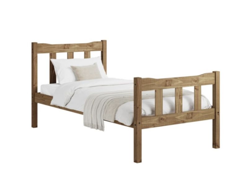 LPD Havana 3ft Single Pine Wooden Bed Frame