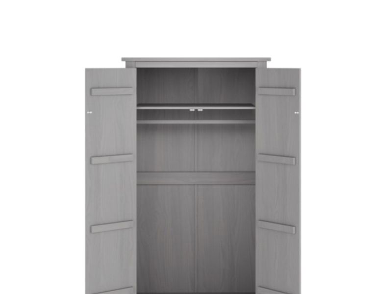 LPD Havana Pine 2 Door Wardrobe In Grey