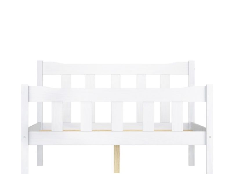 LPD Havana 4ft6 Double White Wooden Bed Frame