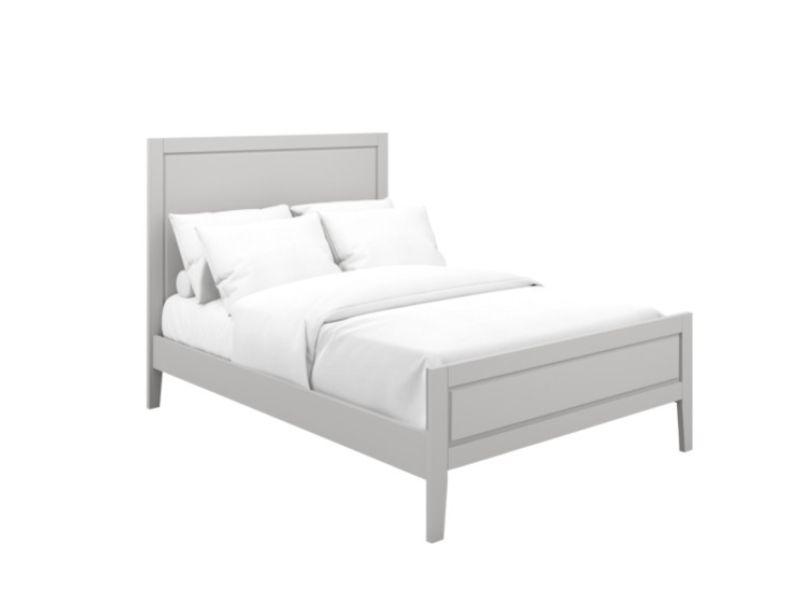 LPD Bay 4ft6 Double Grey Wooden Bed Frame