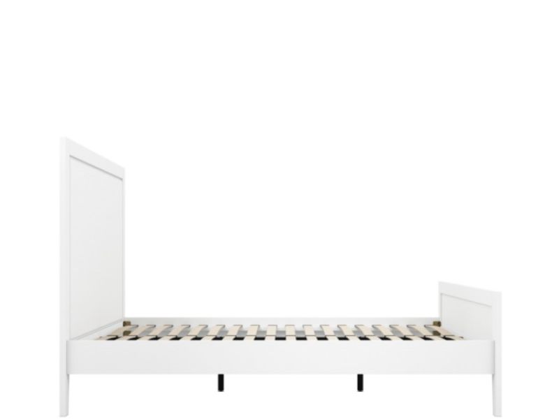 LPD Bay 5ft Kingsize White Wooden Bed Frame