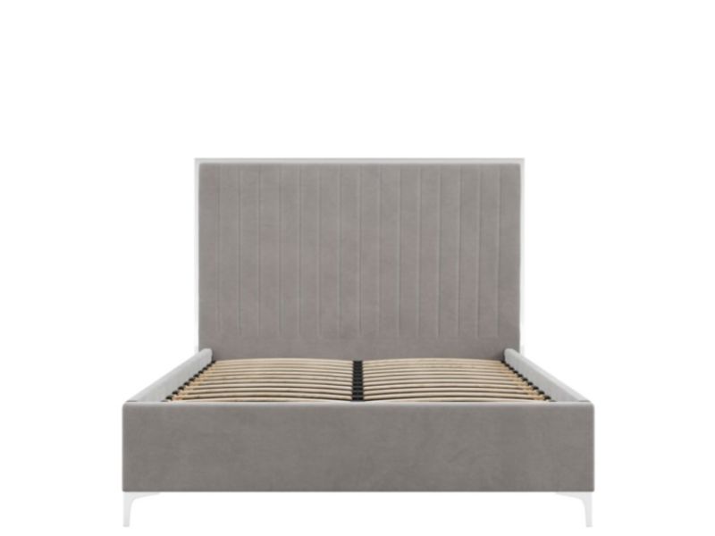 LPD Berkeley 4ft6 Double Mink Grey Fabric Bed Frame