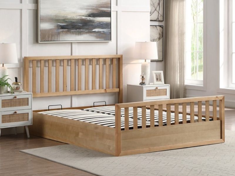 Flintshire Alyn 5ft Kingsize Wooden Ottoman Bed Frame