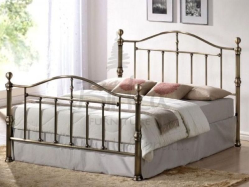 Birlea Victoria 5ft Kingsize Brass, Victorian King Size Bed Frame