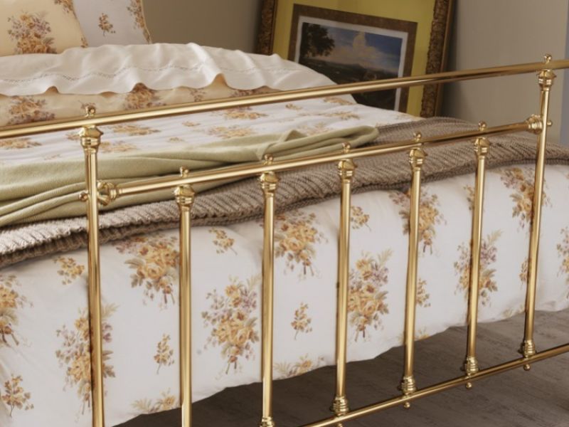 Serene Benjamin 4ft Small Double Brass Metal Bed Frame