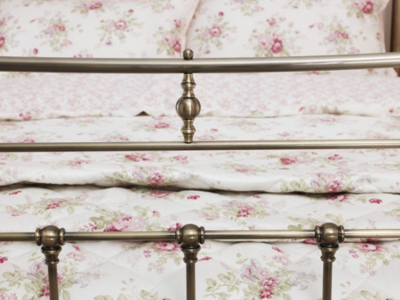 Serene Edmond 5ft King Size Brass Metal Bed Frame