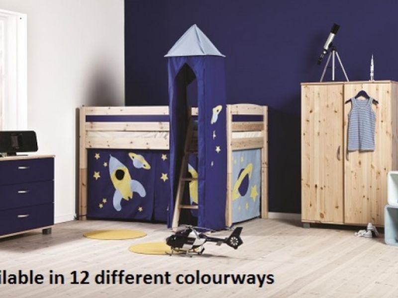Thuka Trendy 4 Shorty Midsleeper Bed (Choice Of Colours)