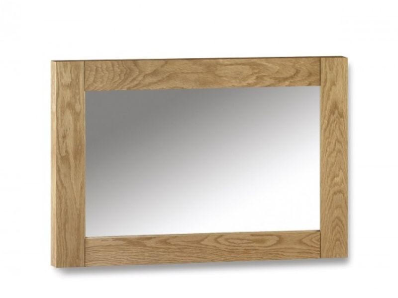 Julian Bowen Marlborough American Oak Wall Mirror