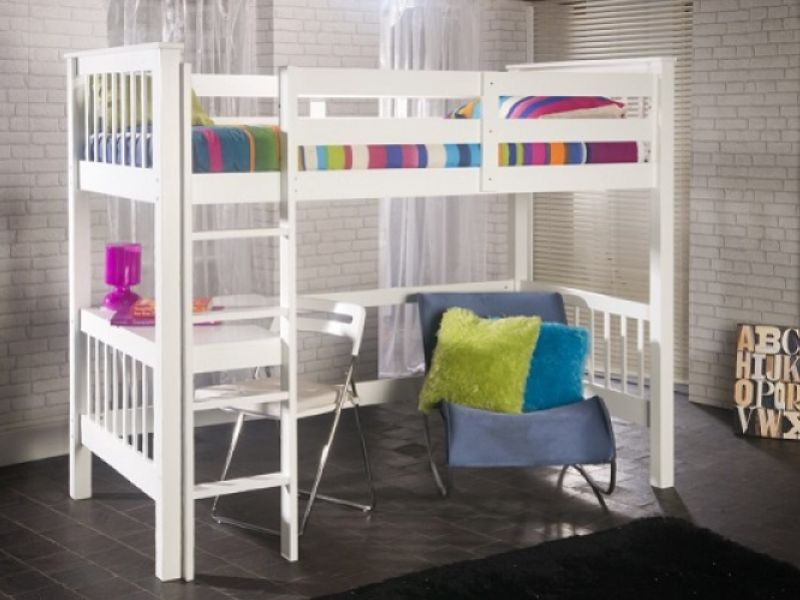 Limelight Pavo White Study Bunk Bed