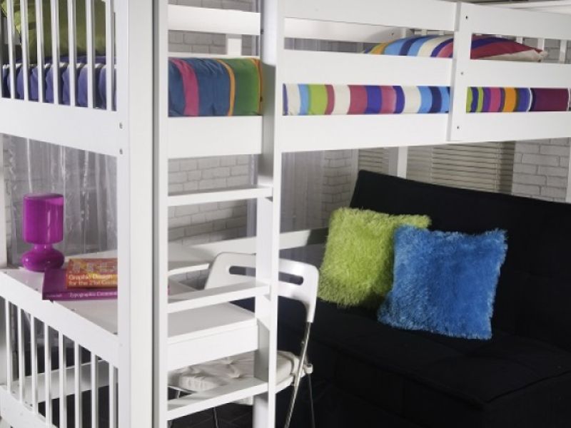 Limelight Pavo White Study Bunk Bed