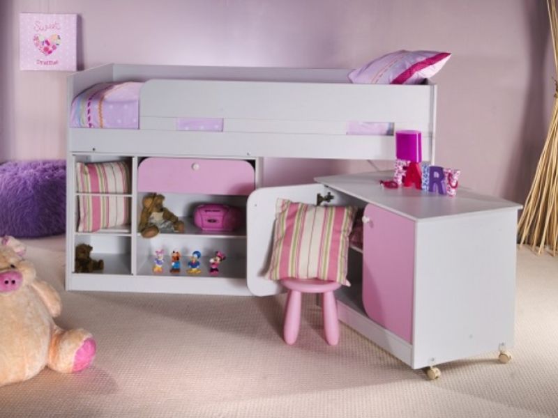 Limelight Pluto Pink Cabin Bed