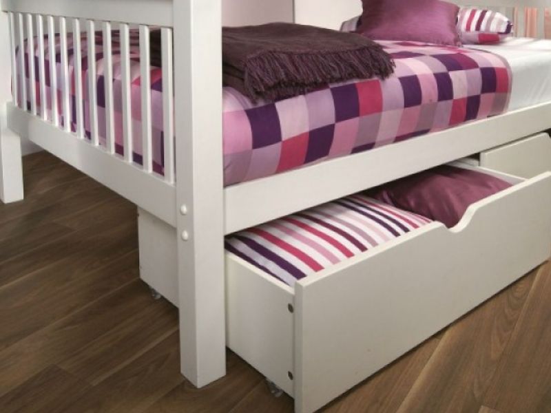 Limelight Pavo White Wooden High Triple Sleeper