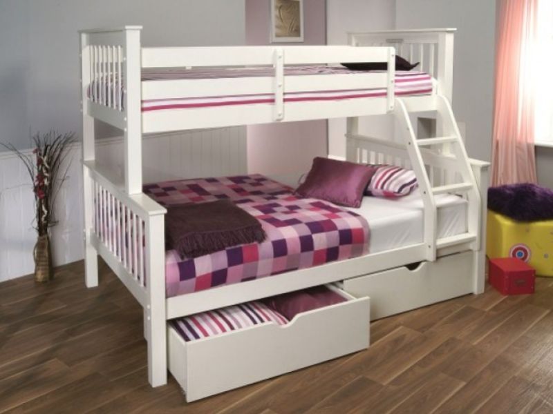 Limelight Pavo White Wooden High Triple Sleeper