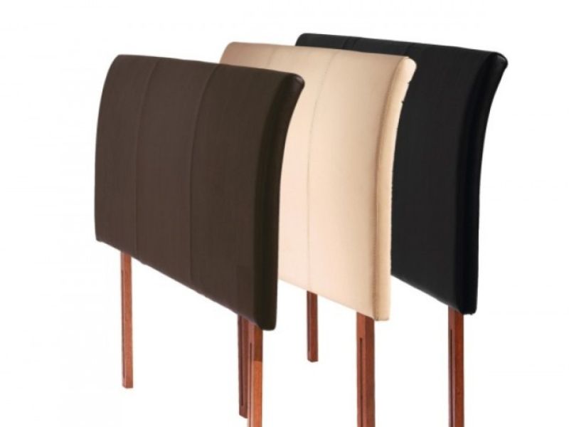 Limelight Nova 3ft Single Cream Faux Leather Headboard