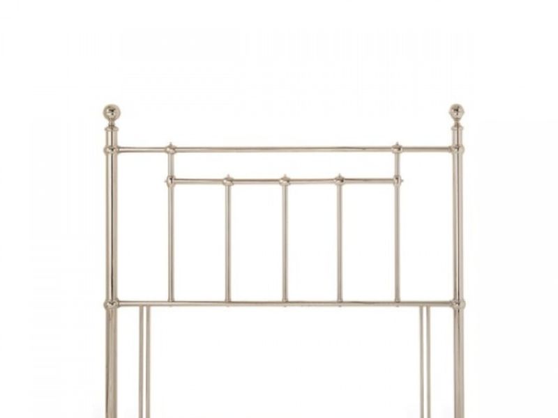 Limelight Zenith 4ft 6 Double Chrome Metal Headboard