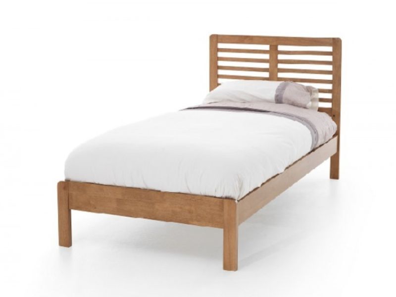 Serene Esther 3ft Single Oak Finish Wooden Bed Frame