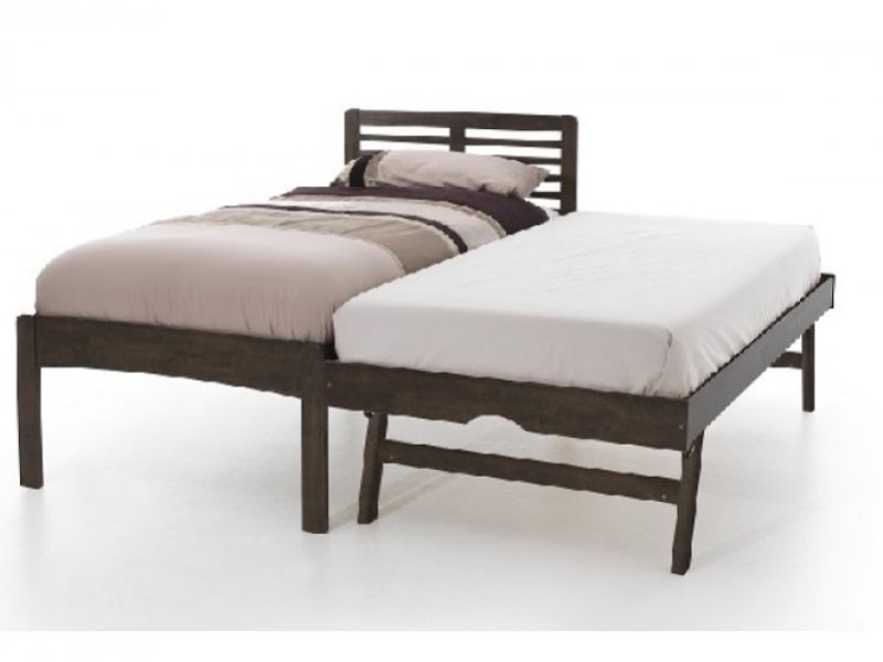 Serene Esther 3ft Single Walnut Finish Wooden Guest Bed Frame